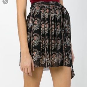 ISABEL MARANT ETOILE Stunning Black Floral Skirt